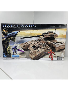 SEALED Halo Wars Mega Bloks 96807 Unsc Scorpion Tank 2009 *GRAIL* NEW